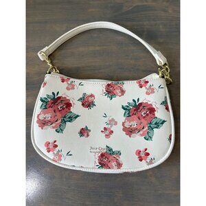 Juicy Couture Rose White Handbag Purse Great Condition